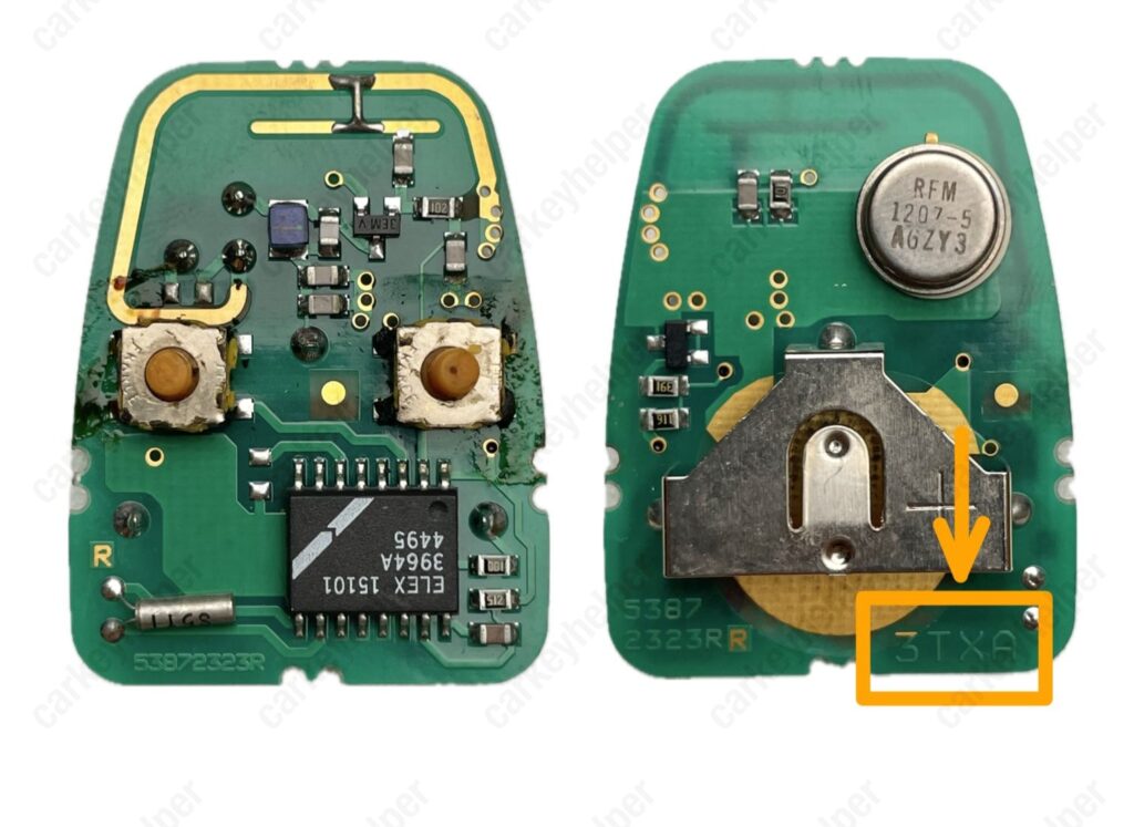 Transponder key (NE75+ID46) key